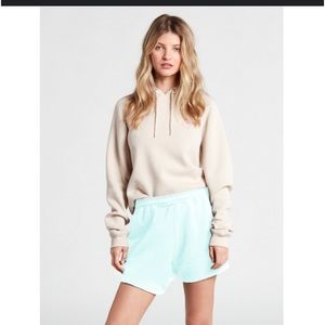 VOLCOM STONE HEART II SHORT SIZE SMALL CUTE STYLE & ELASTIC WAIST PALE AQUA NWT